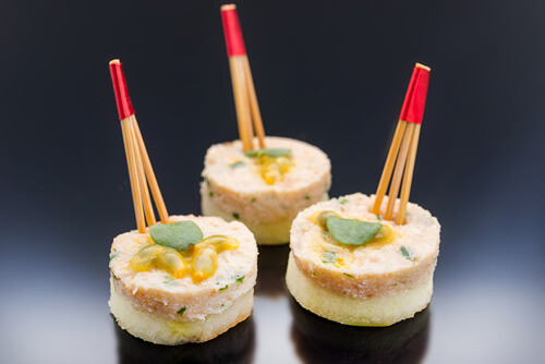 Rillette de crabe sur Granny Smith