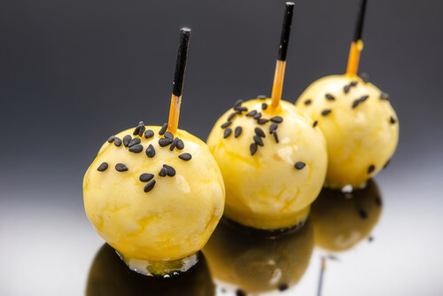 Bille de raisin au chèvre frais exotique