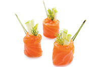 Saumon gravlax pomme granny