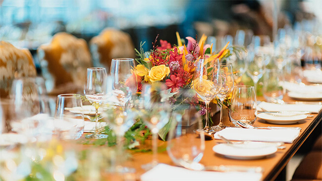 Repas & buffets conviviaux